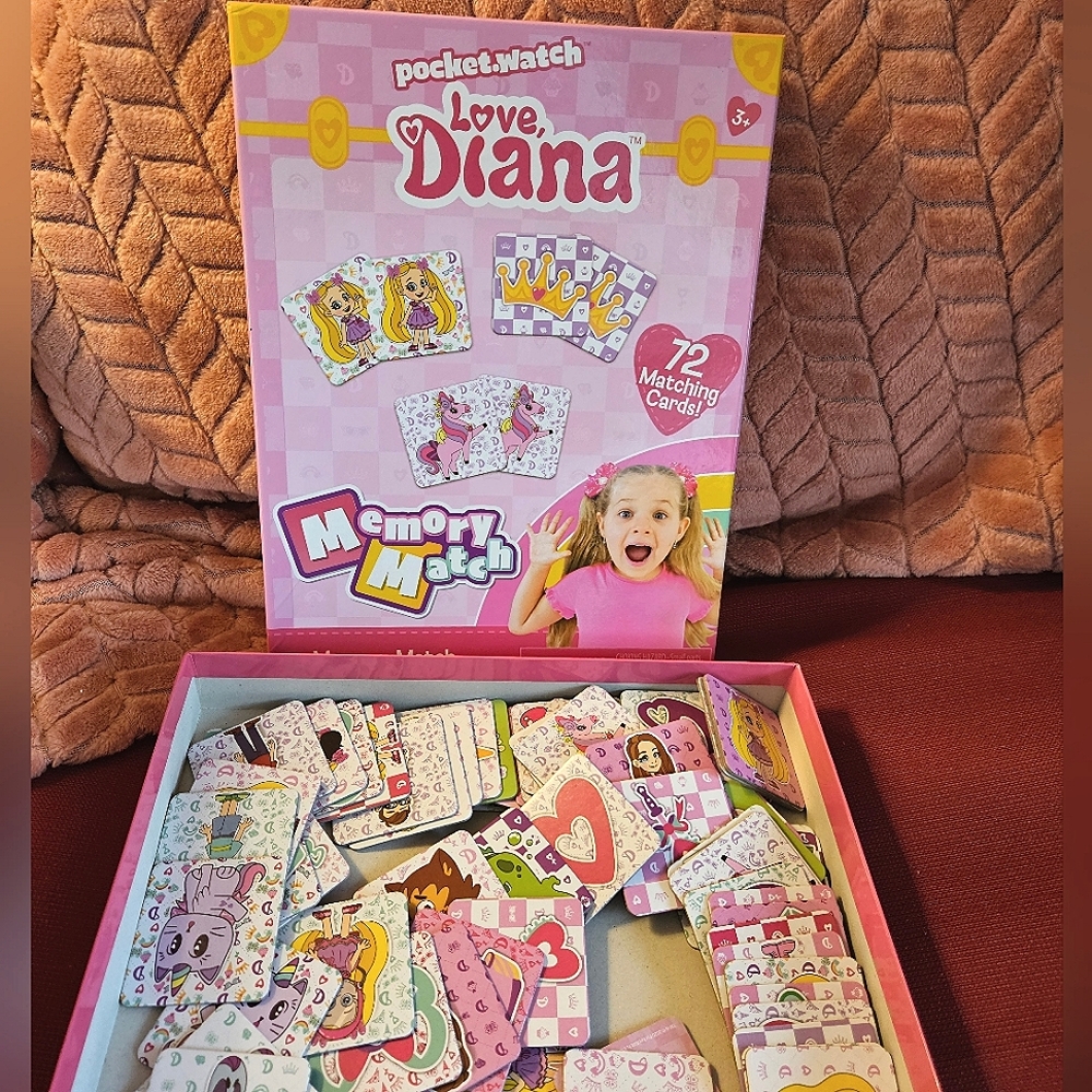Love, Diana | Memory Match Game | Ages 3+ | YouTube | Pocketwatch | Kids | Rare